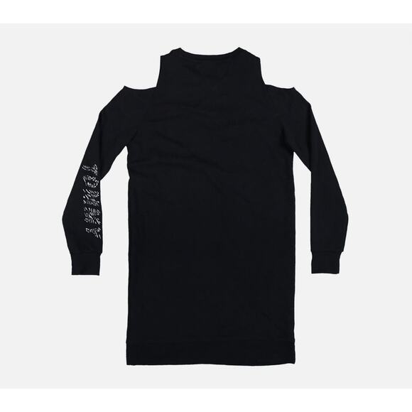 TOMMY HILFIGER SPORT 2X PLUS LONG SLEEVE DRESS WOMEN'S COLD-SHOULDER - Picture 3 of 5